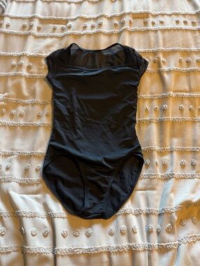 Weissman  Kids One-Piece Leotard with Mesh Shoulders